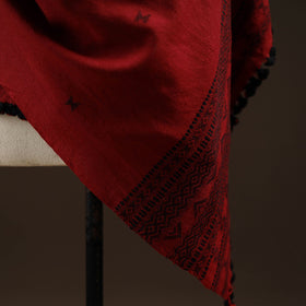 Kutch bhujodi handwoven merino wool dhabla shawl 24