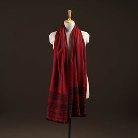 Kutch bhujodi handwoven merino wool dhabla shawl 24