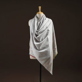 Kutch bhujodi handwoven merino wool dhabla shawl 25