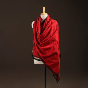 Kutch bhujodi handwoven merino wool shawl 110 - handcrafted