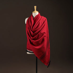 Kutch bhujodi handwoven merino wool shawl 113 - handcrafted