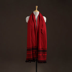 Kutch bhujodi handwoven merino wool shawl 15 - handcrafted