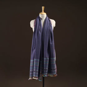 Kutch bhujodi handwoven merino wool shawl 35 - handcrafted