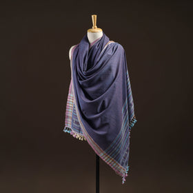 Kutch bhujodi handwoven merino wool shawl 35 - handcrafted