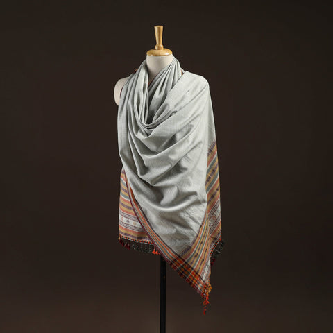 Kutch bhujodi handwoven merino wool shawl 37 - handcrafted