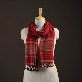 Kutch bhujodi handwoven merino wool stole 206 - handcrafted