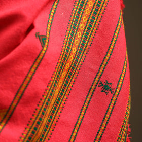 Kutch bhujodi handwoven mirror work wool shawl 34