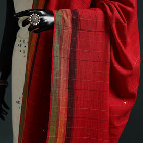 Kutch bhujodi handwoven mirror work organic kala cotton