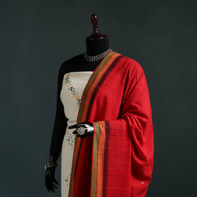 Kutch bhujodi handwoven mirror work organic kala cotton