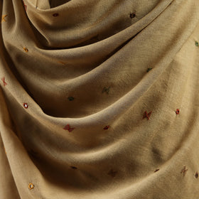 Kutch bhujodi mirror work handwoven merino wool shawl 27