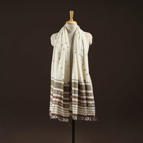 Kutch bhujodi mirror work handwoven merino wool shawl 29