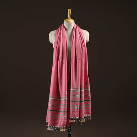 Kutch bhujodi mirror work handwoven merino wool shawl 30