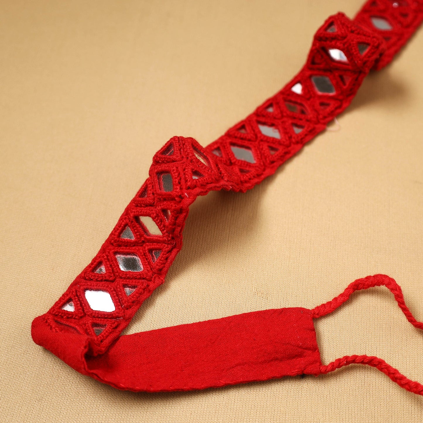 Kutch embroidery mirror work dori waist belt / kamarbandh