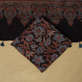 Kutch hand natural dyed 3pc unstitched dress material 28