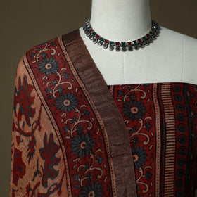 Kutch hand block ajrakh print natural dyed linen 2pc