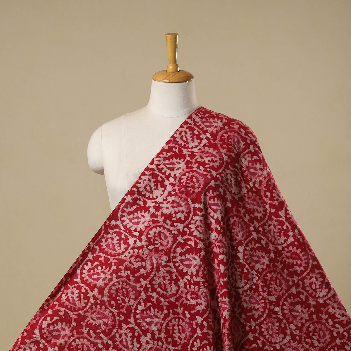 Kutch hand batik cotton fabric 25 - handcrafted