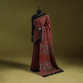 Kutch hand block print natural dyed pure mul cotton ajrakh