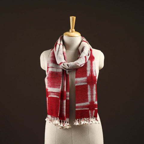 Kutch handwoven clamp dyed merino wool x katia silk shibori