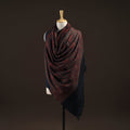 Kutch handwoven hand merino wool shawl 01 - handcrafted