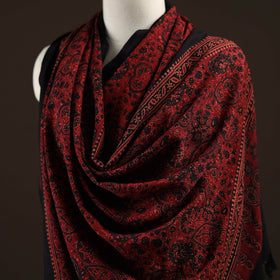 Kutch handwoven hand merino wool shawl 02 - handcrafted