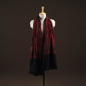 Kutch handwoven hand merino wool shawl 02 - handcrafted