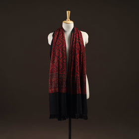 Kutch handwoven hand merino wool shawl 04 - handcrafted