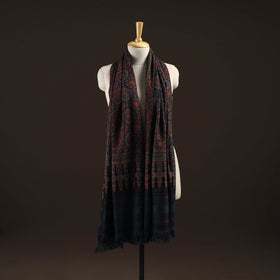 Kutch handwoven hand merino wool shawl 05 - handcrafted