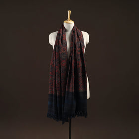 Kutch handwoven hand merino wool shawl 07 - handcrafted