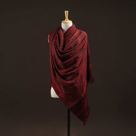 Kutch handwoven hand merino wool shawl 09 - handcrafted