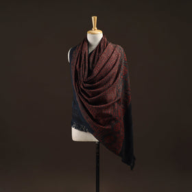 Kutch handwoven hand merino wool shawl 11 - handcrafted