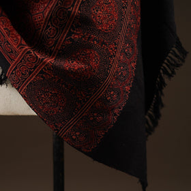 Kutch handwoven hand merino wool shawl 13 - handcrafted