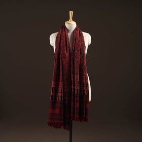 Kutch handwoven hand merino wool shawl 15 - handcrafted