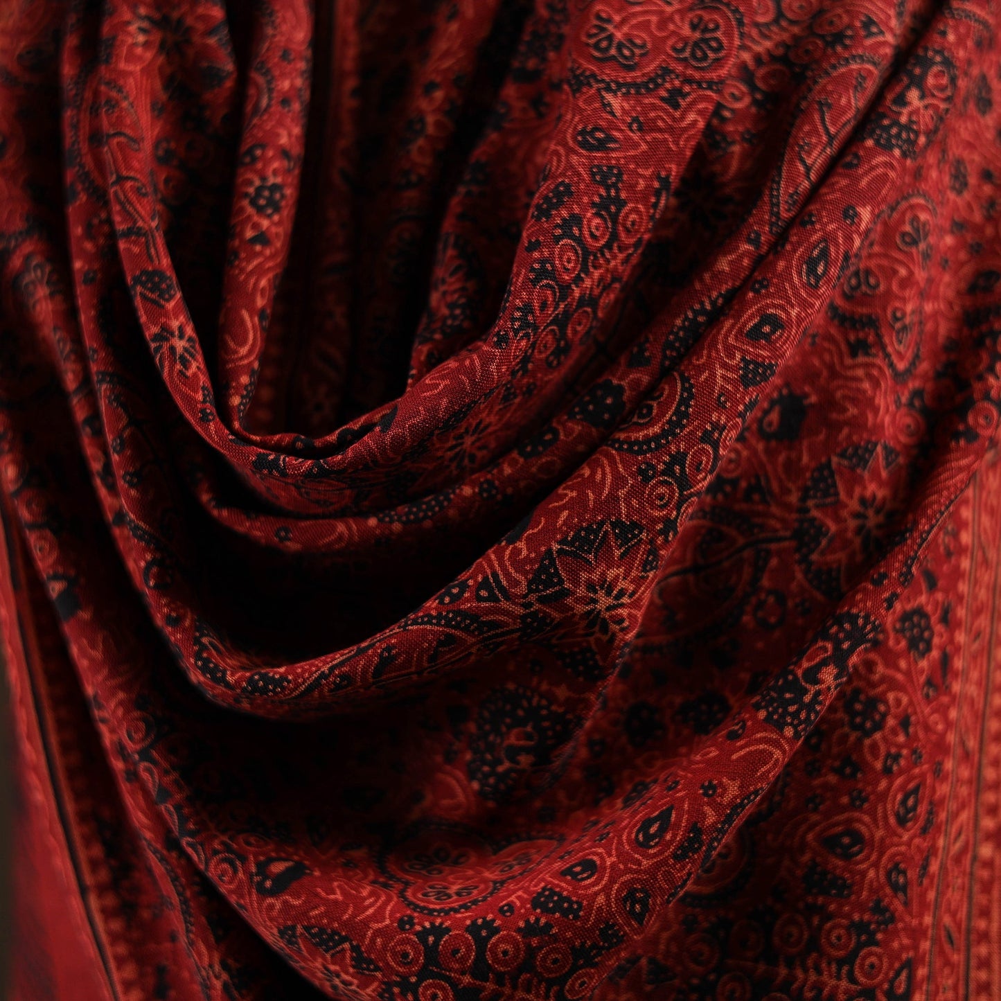 Kutch handwoven hand merino wool shawl 15 - handcrafted