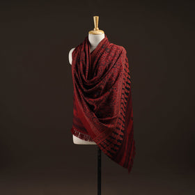 Kutch handwoven hand merino wool shawl 15 - handcrafted