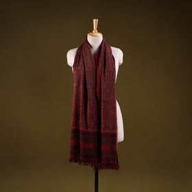 Kutch handwoven hand merino wool shawl 16 - handcrafted