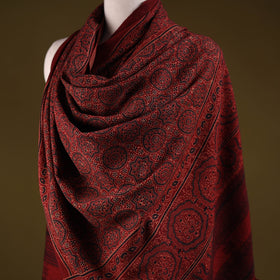 Kutch handwoven hand merino wool shawl 16 - handcrafted