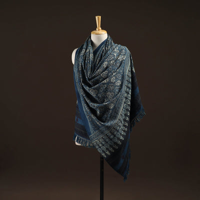 Kutch handwoven hand merino wool shawl 16 - handcrafted