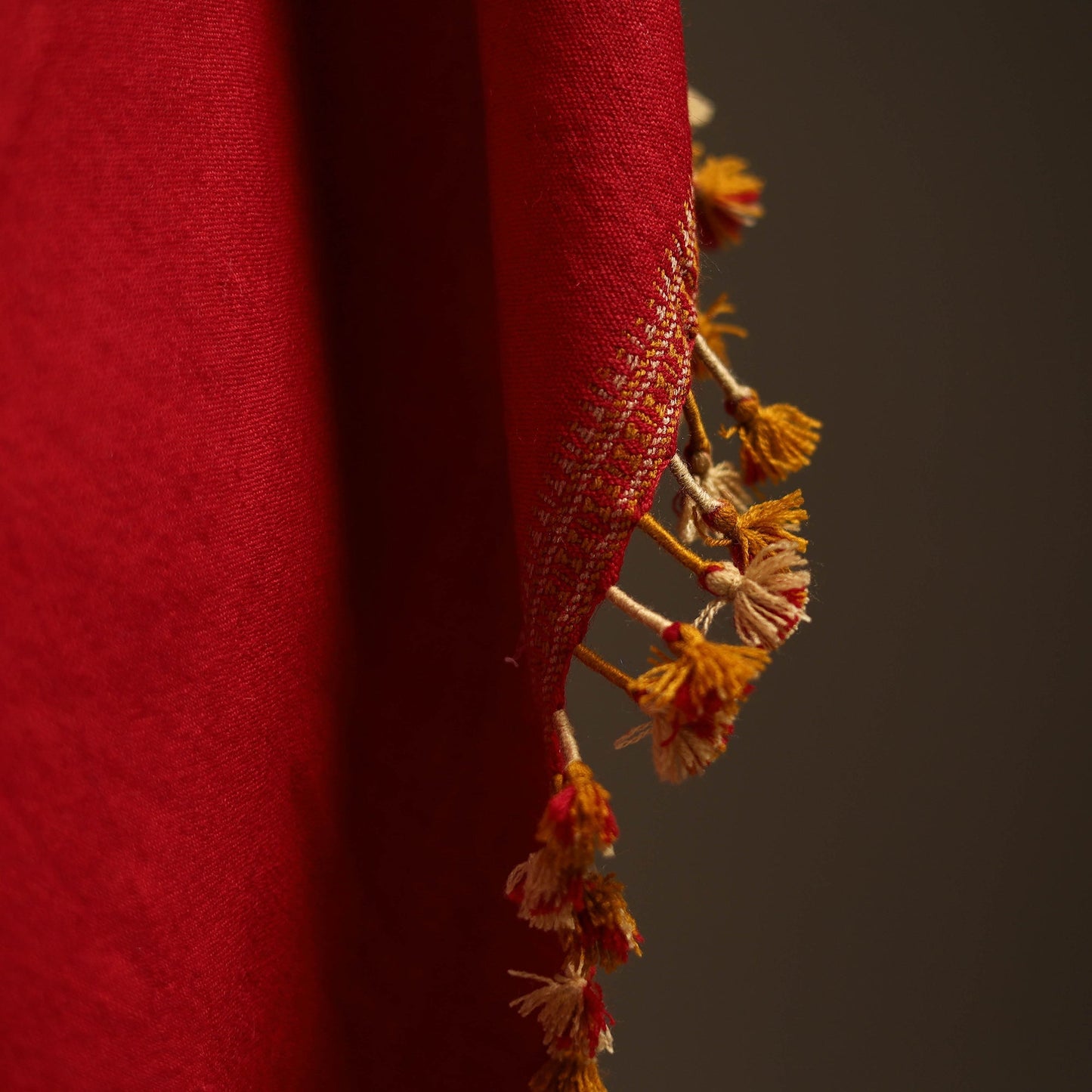 Kutch handwoven merino wool shawl 07 - handcrafted