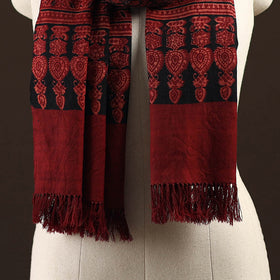 Kutch handwoven merino wool stole 07 - handcrafted