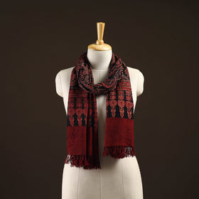 Kutch handwoven merino wool stole 09 - handcrafted
