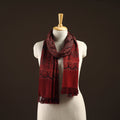 Kutch handwoven merino wool stole 12 - handcrafted