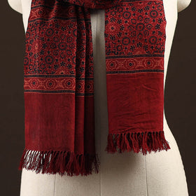 Kutch handwoven merino wool stole 13 - handcrafted