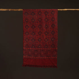 Kutch handwoven merino wool stole 13 - handcrafted