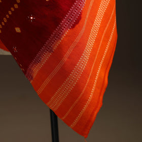 Kutch mirror work handwoven bandhani bagida woolen shawl 14