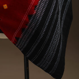 Kutch mirror work handwoven bandhani bagida woolen shawl 18