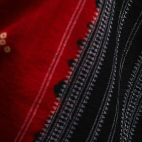 Kutch mirror work handwoven bandhani bagida woolen shawl 18