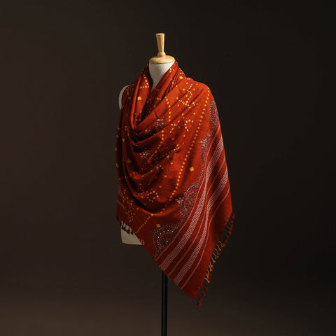 Kutch mirror work handwoven neran embroidery bandhani