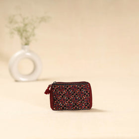 Kutch neran hand embroidered coin pouch 177 - handcrafted
