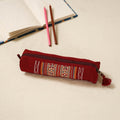 Kutch neran hand embroidered pencil pouch 235 - handcrafted