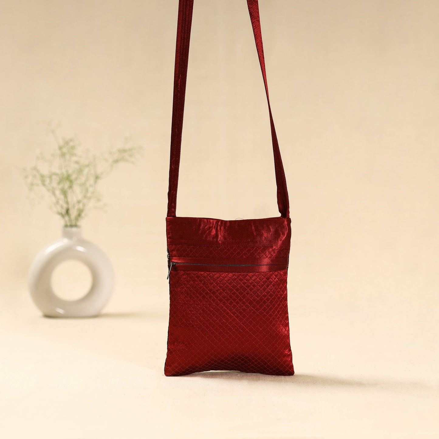 Kutch neran hand embroidered sling bag 51 - handcrafted